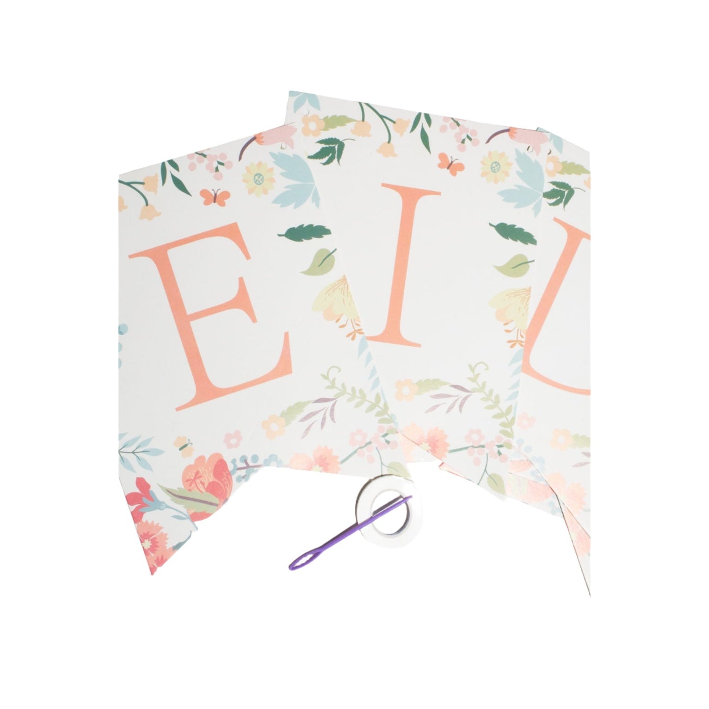 Eid Mubarak Banner - Floral