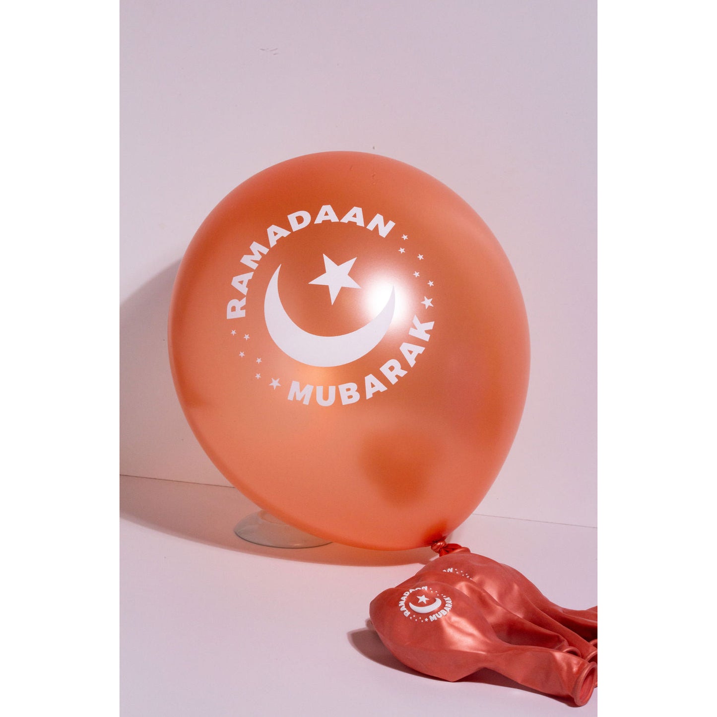 Ramadan Mubarak Balloons - Rose Gold (Pack of 10)