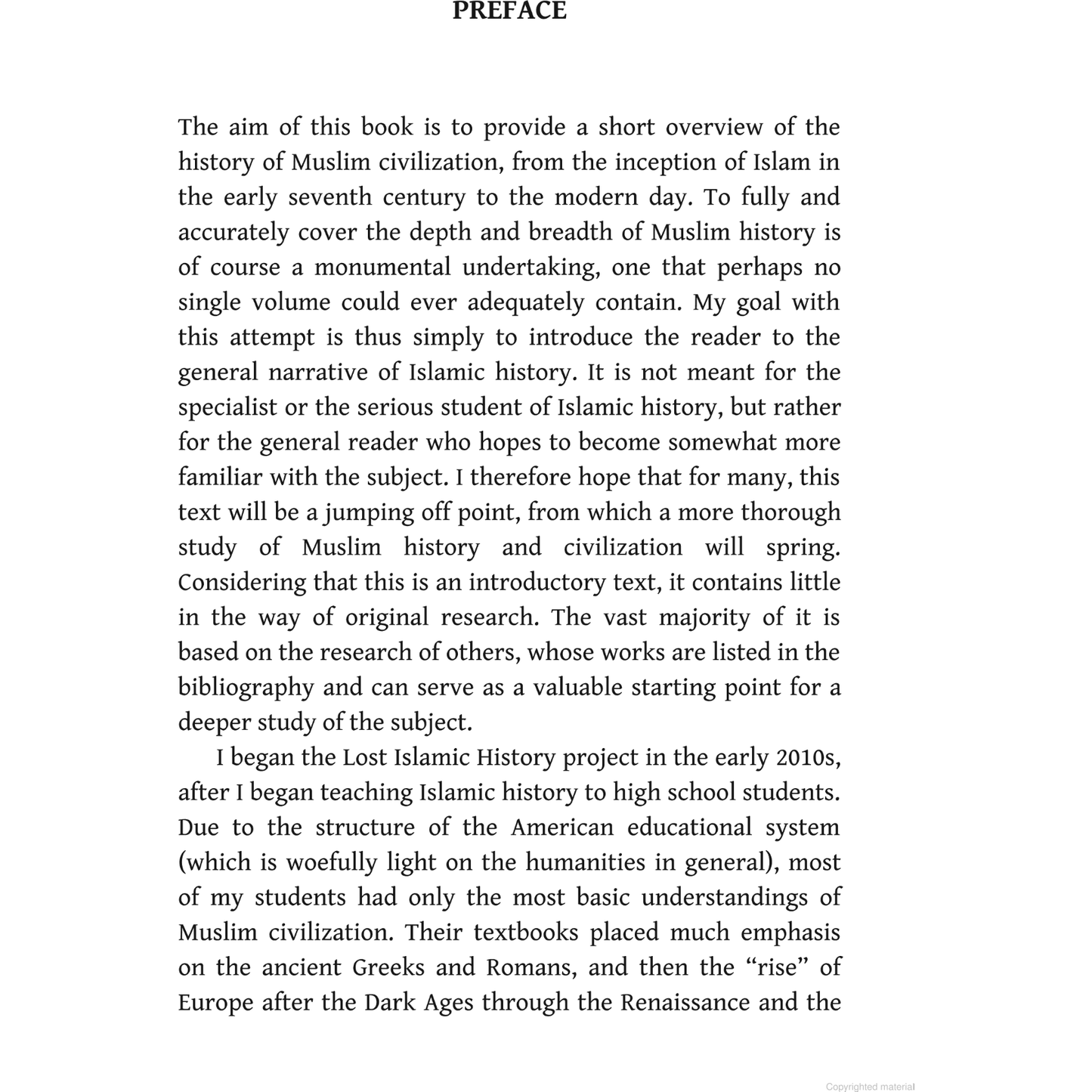 Lost Islamic History: Reclaiming Muslim Civilisation from the Past