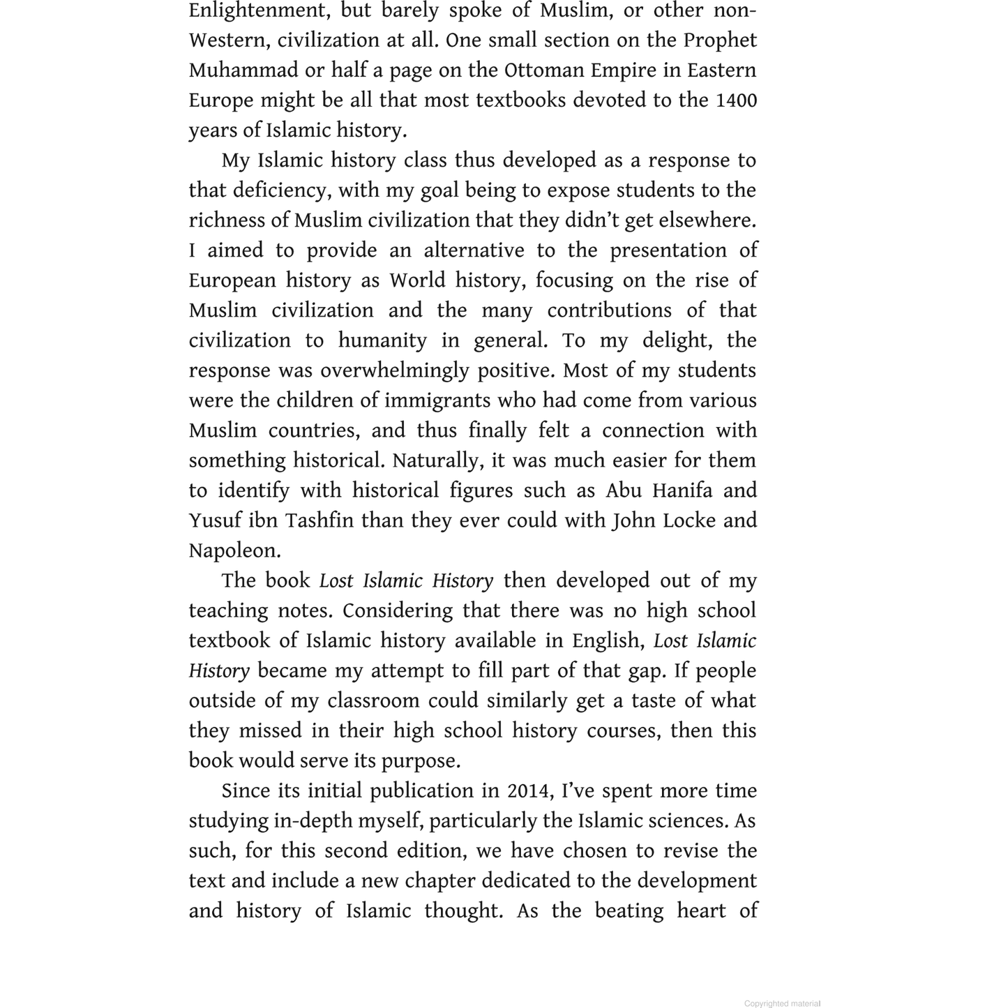 Lost Islamic History: Reclaiming Muslim Civilisation from the Past