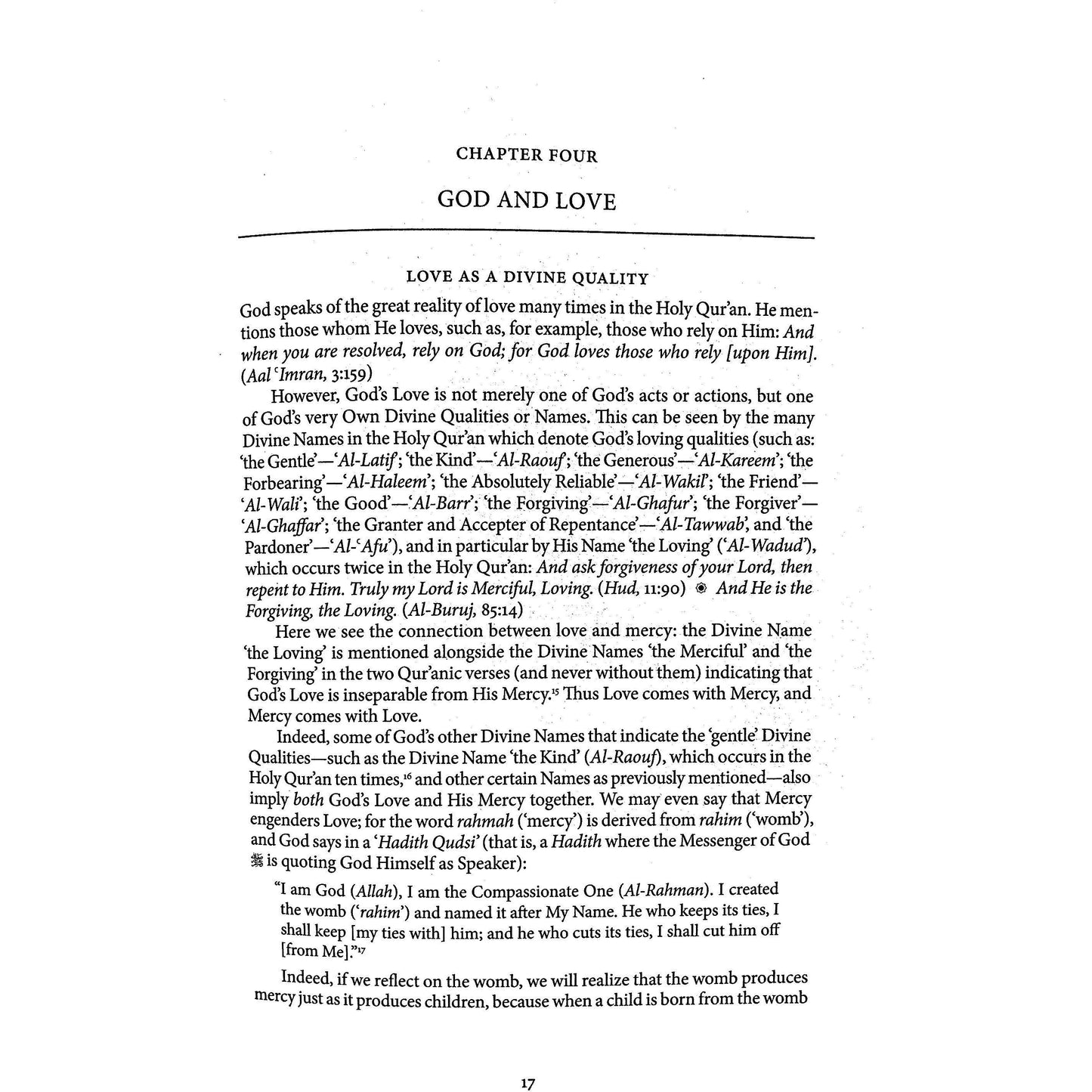 Love in the Holy Qur'an