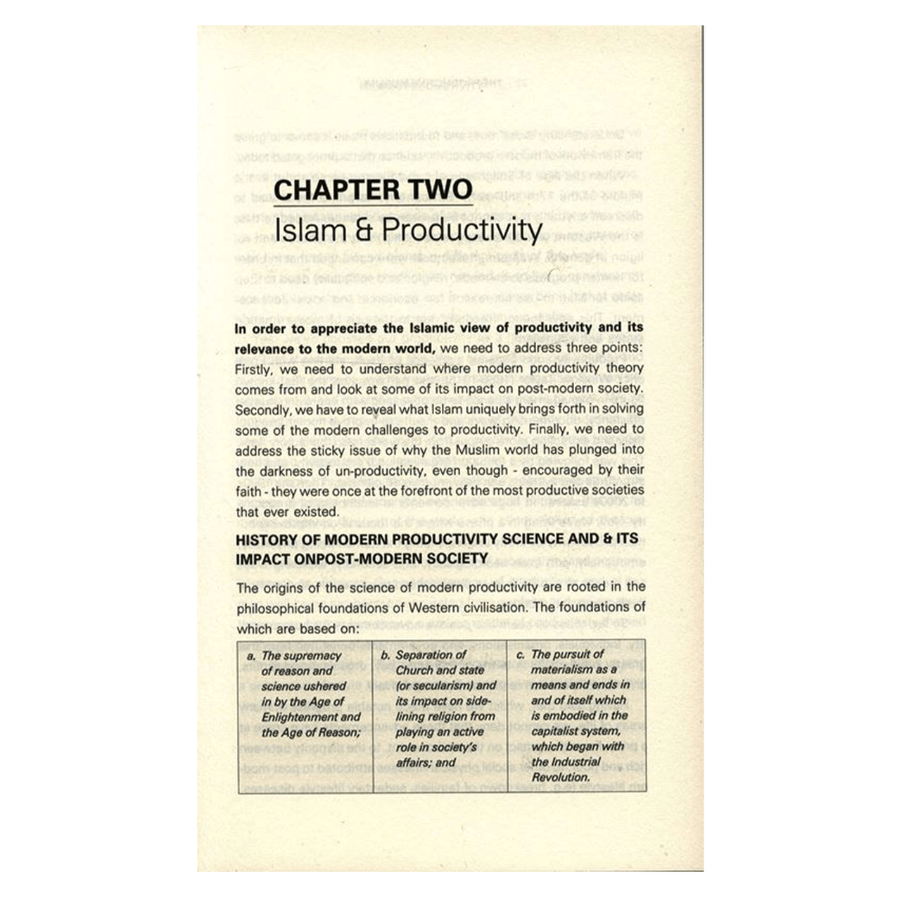 The Productive Muslim