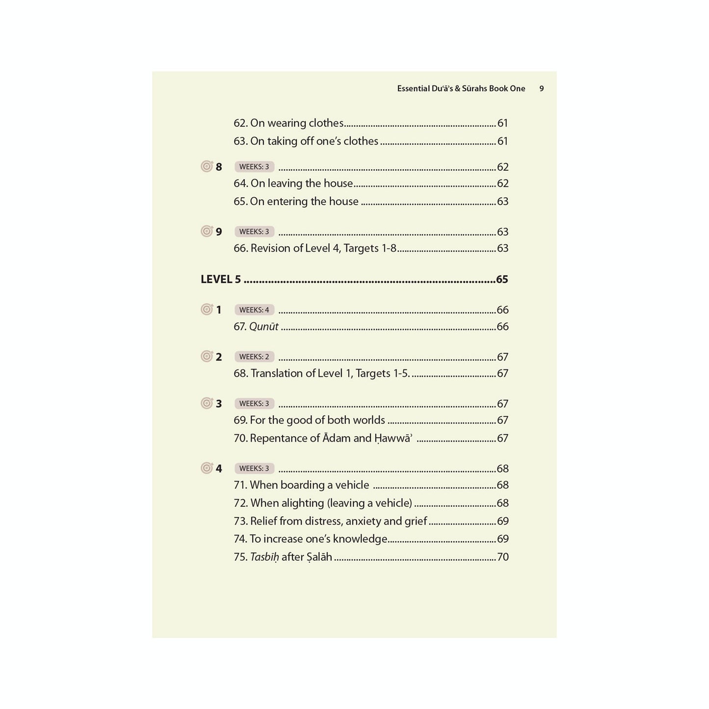 Essential Duas and Surahs: Book 1 – Learn by Heart Series by Safar (Madinah 15 Line Script)