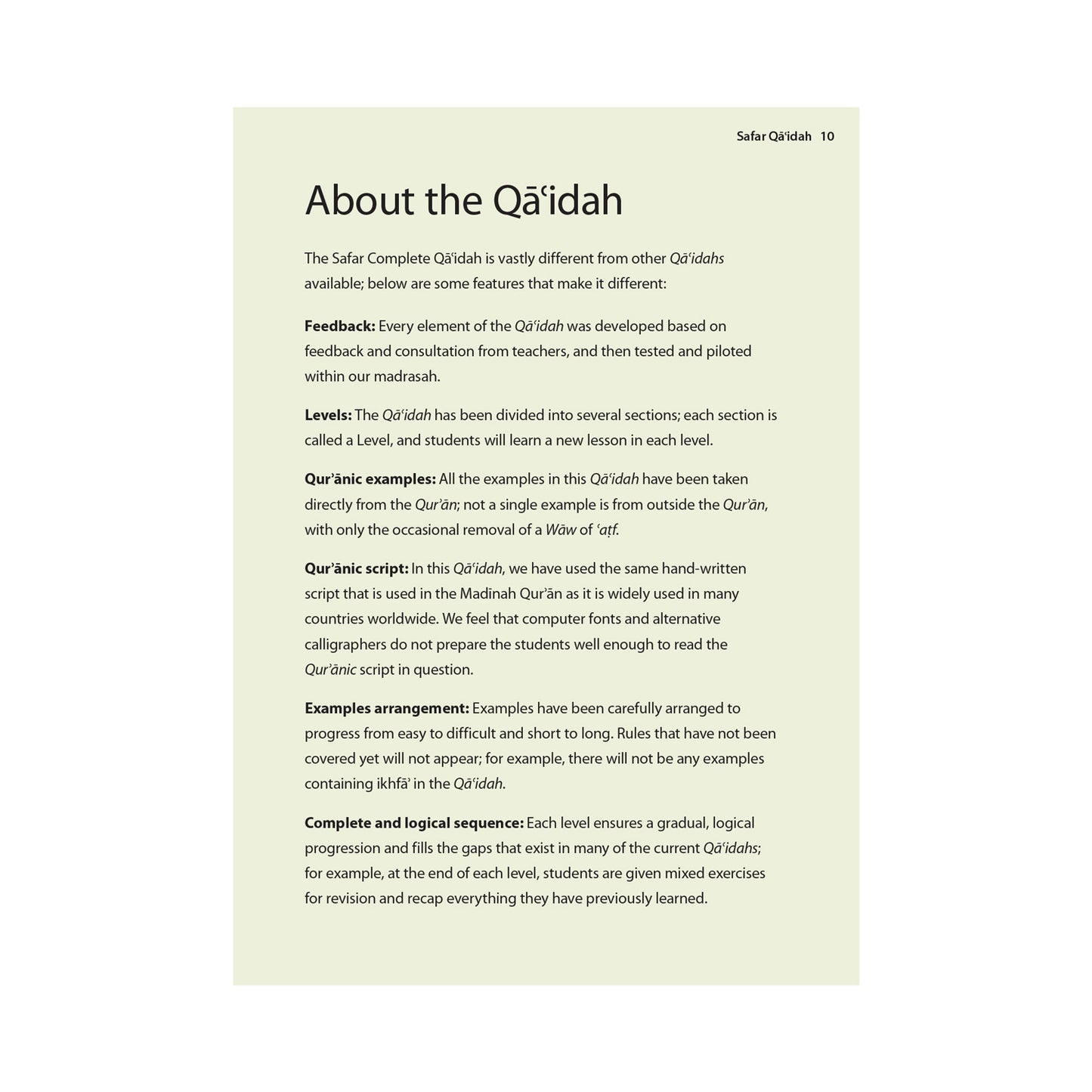 Complete Qaidah – Learn to Read Series by Safar (Madinah 15 Line Script)