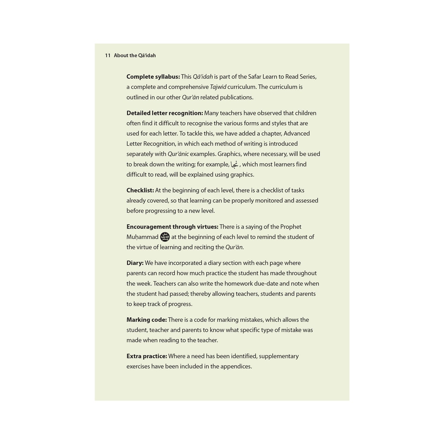 Complete Qaidah – Learn to Read Series by Safar (Madinah 15 Line Script)