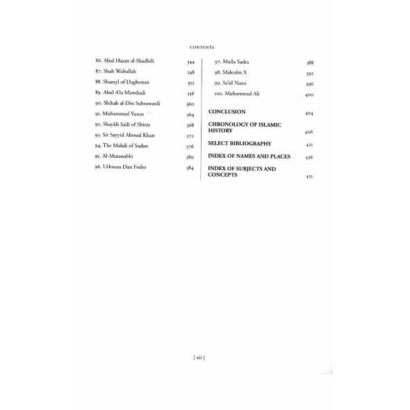 The Muslim 100 - The Lives, Thoughts And Achievements Of The Most Influential Muslims In History