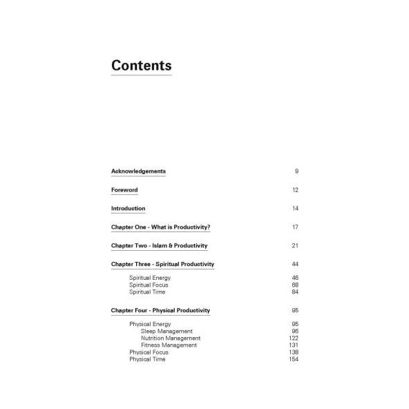 The Productive Muslim