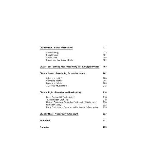 The Productive Muslim