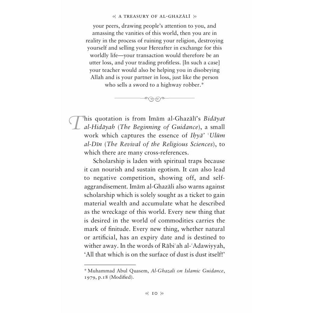 A Treasury of Ghazali