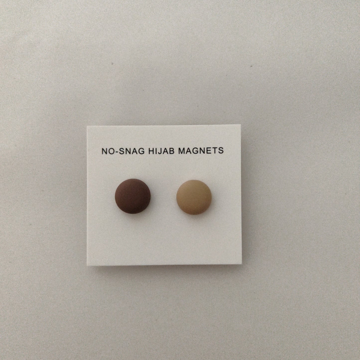 No-Snag Matte Hijab Magnets (Pack of Two)