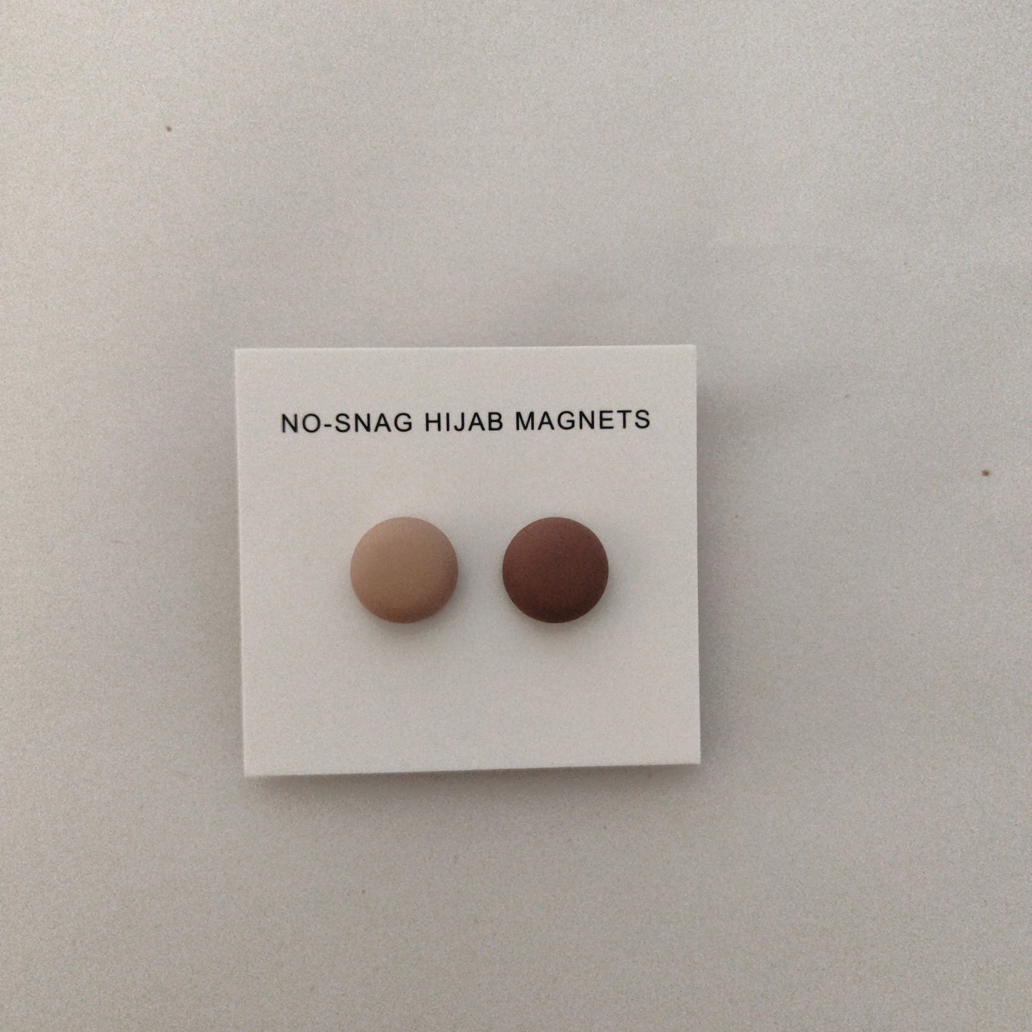 No-Snag Matte Hijab Magnets (Pack of Two)