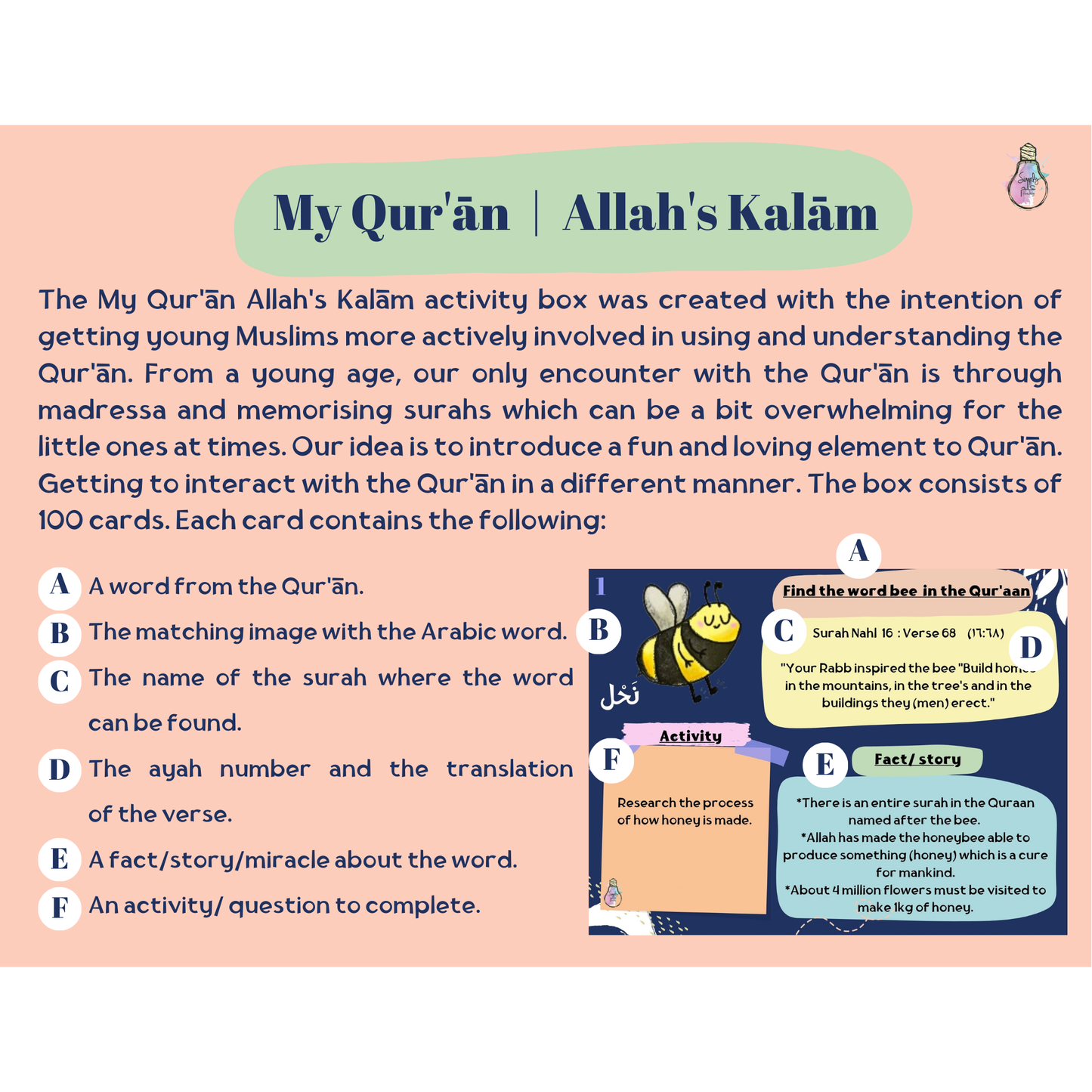 My Quran: Allah's Kalam Activity Box