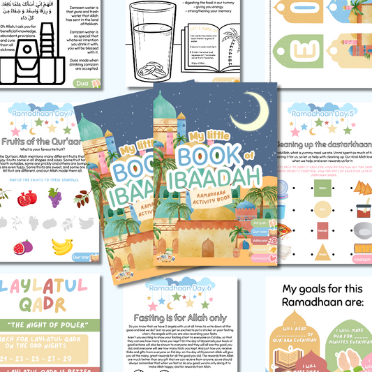 My Little Book of Ibaadah: Ramadhaan Activity Book