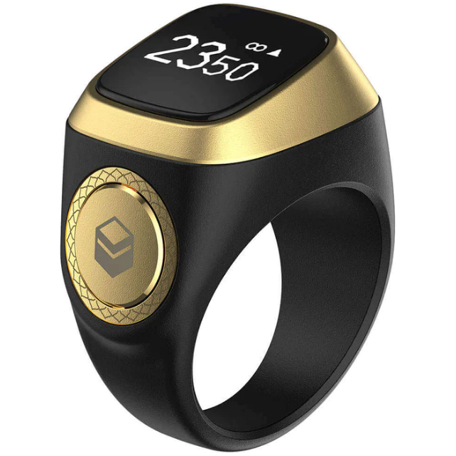 Smart Zikr Ring: Black