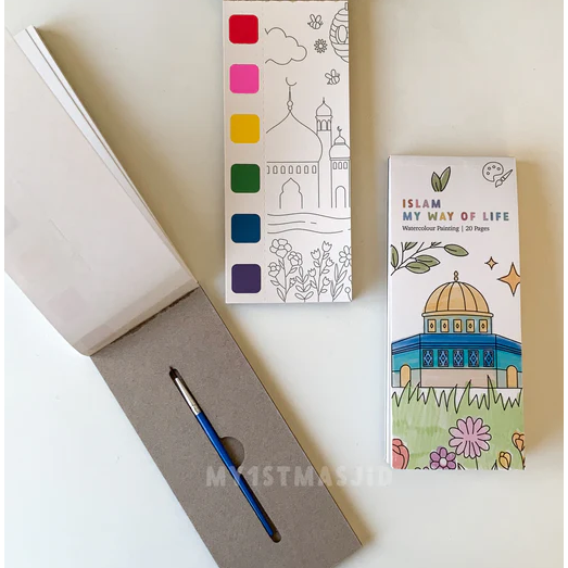 Watercolour Painting Book: Islam My Way of Life