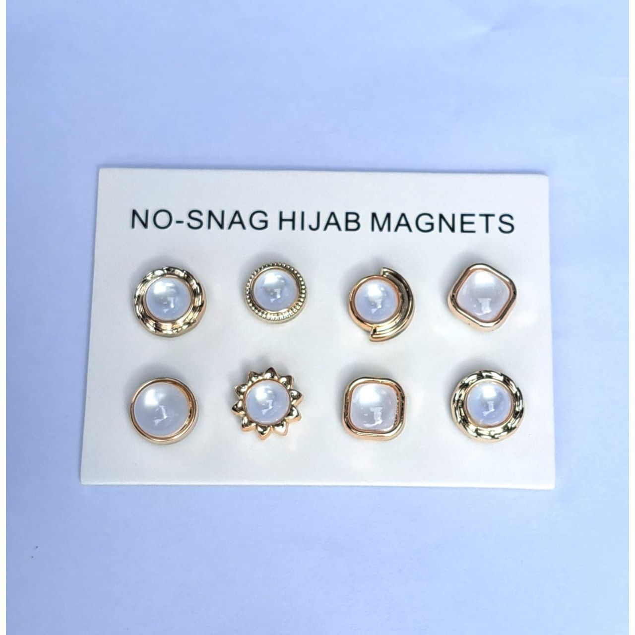 No-Snag Pearl Hijab Magnets (Pack of 8)