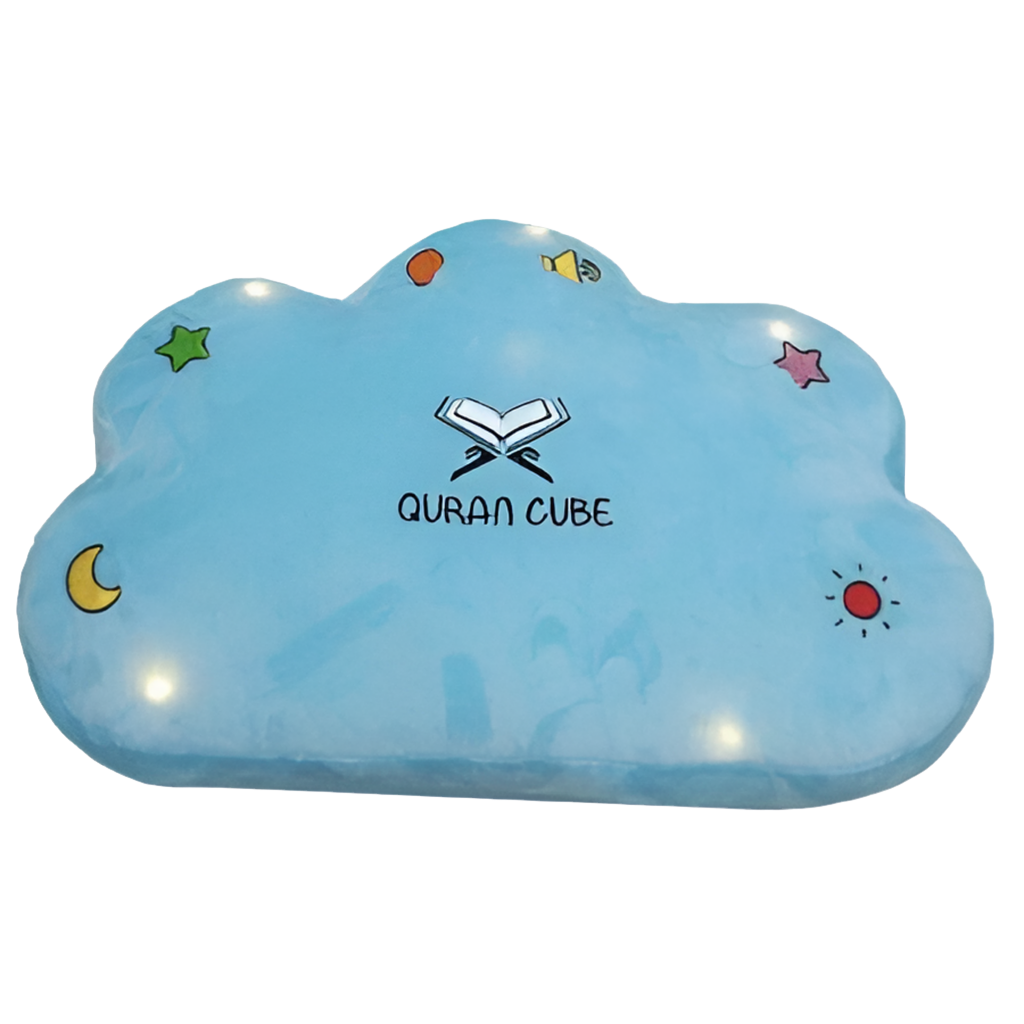 Quran And Dua Pillow Blue Cloud SUHAYLA quran-and-dua-pillow-blue-cloud-suhayla