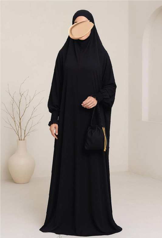 Premium Prayerwear - Black Burqa & Bag