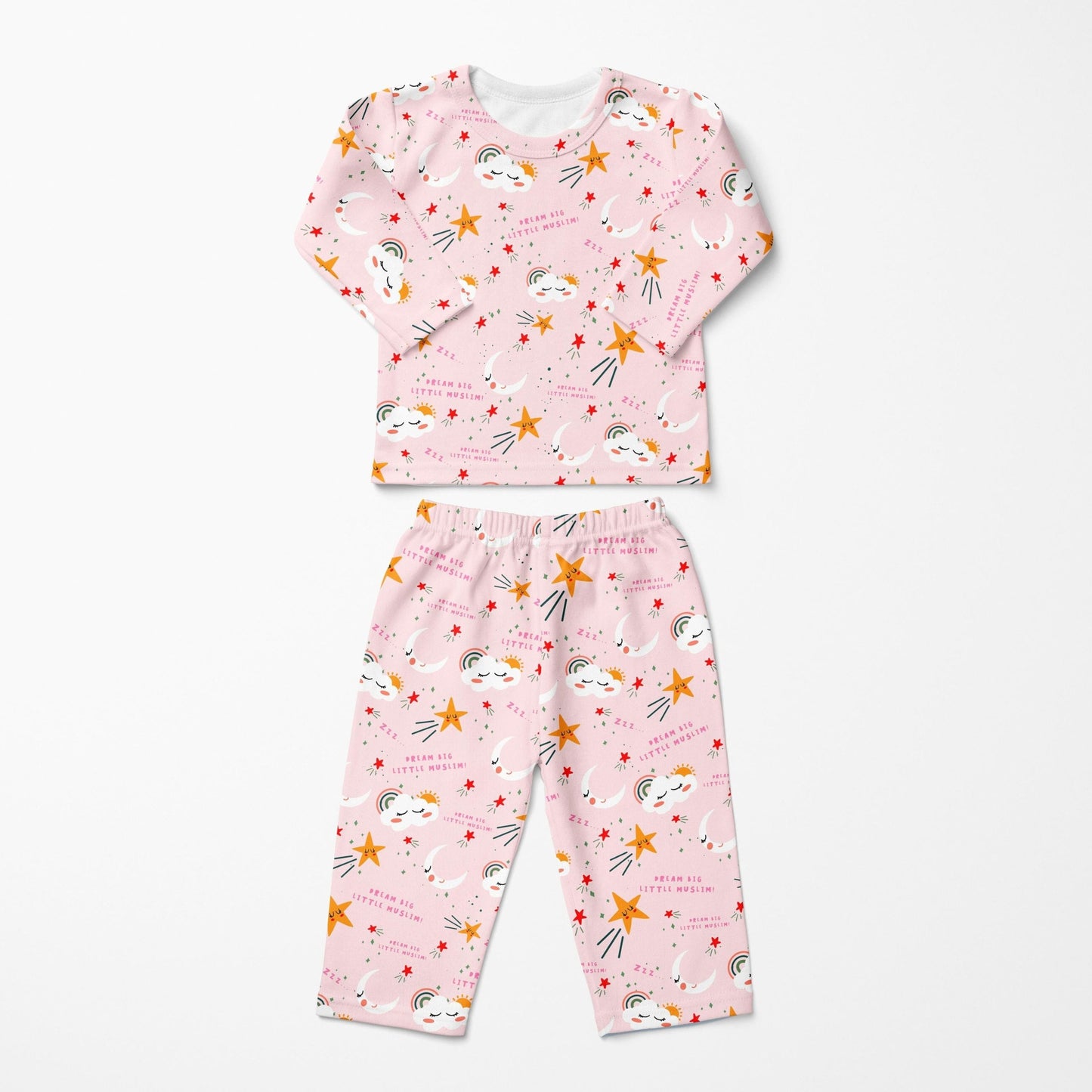 Children's Sleepwear: Dream Big Little Muslim - Pink