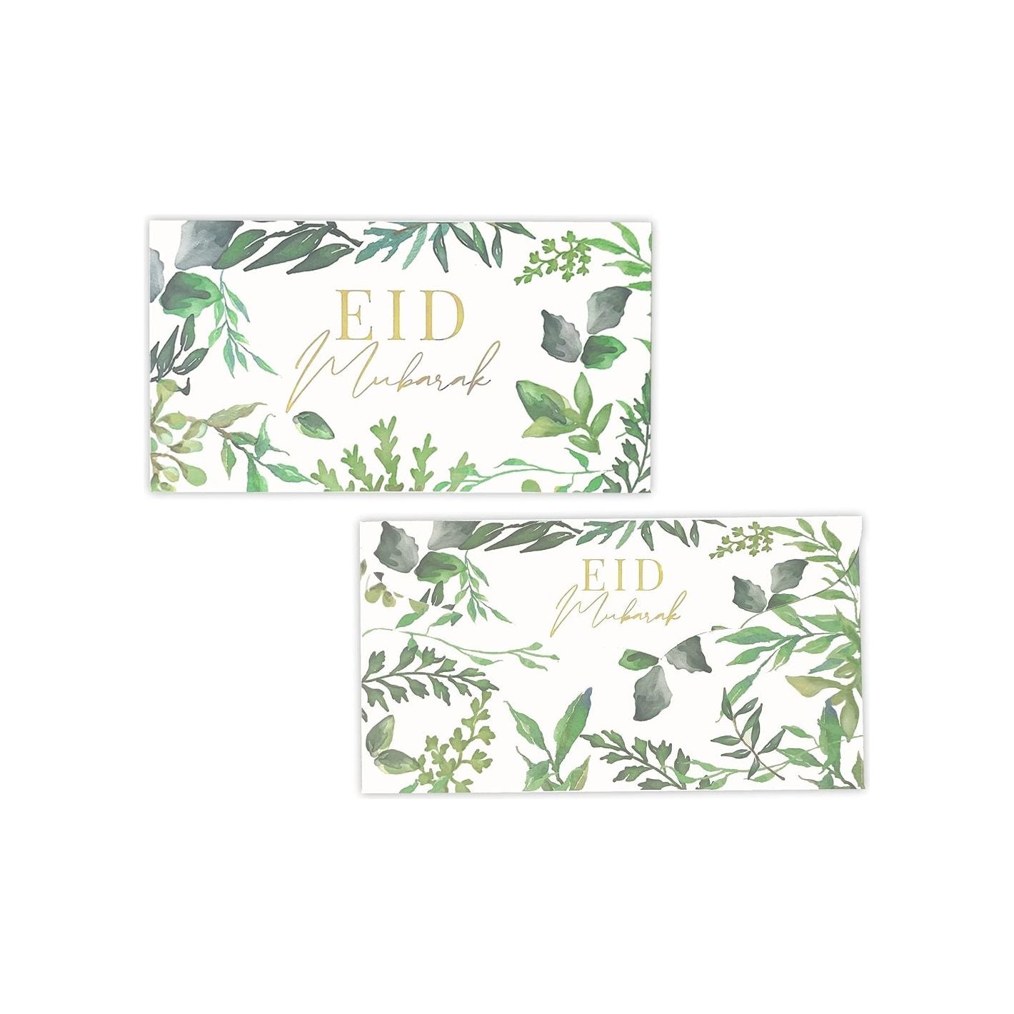 Eid Mubarak Envelopes - Botanical (Pack of 10)