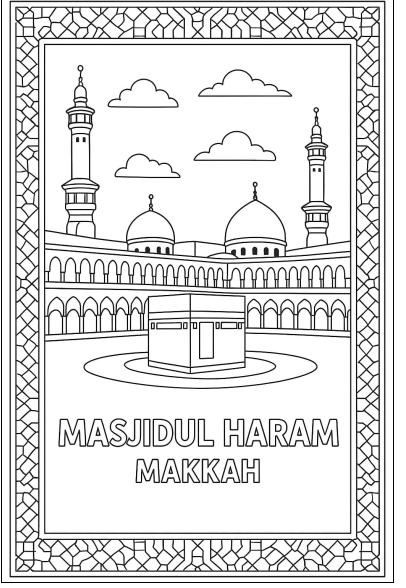 Masaajid Around the World - Colouring Book