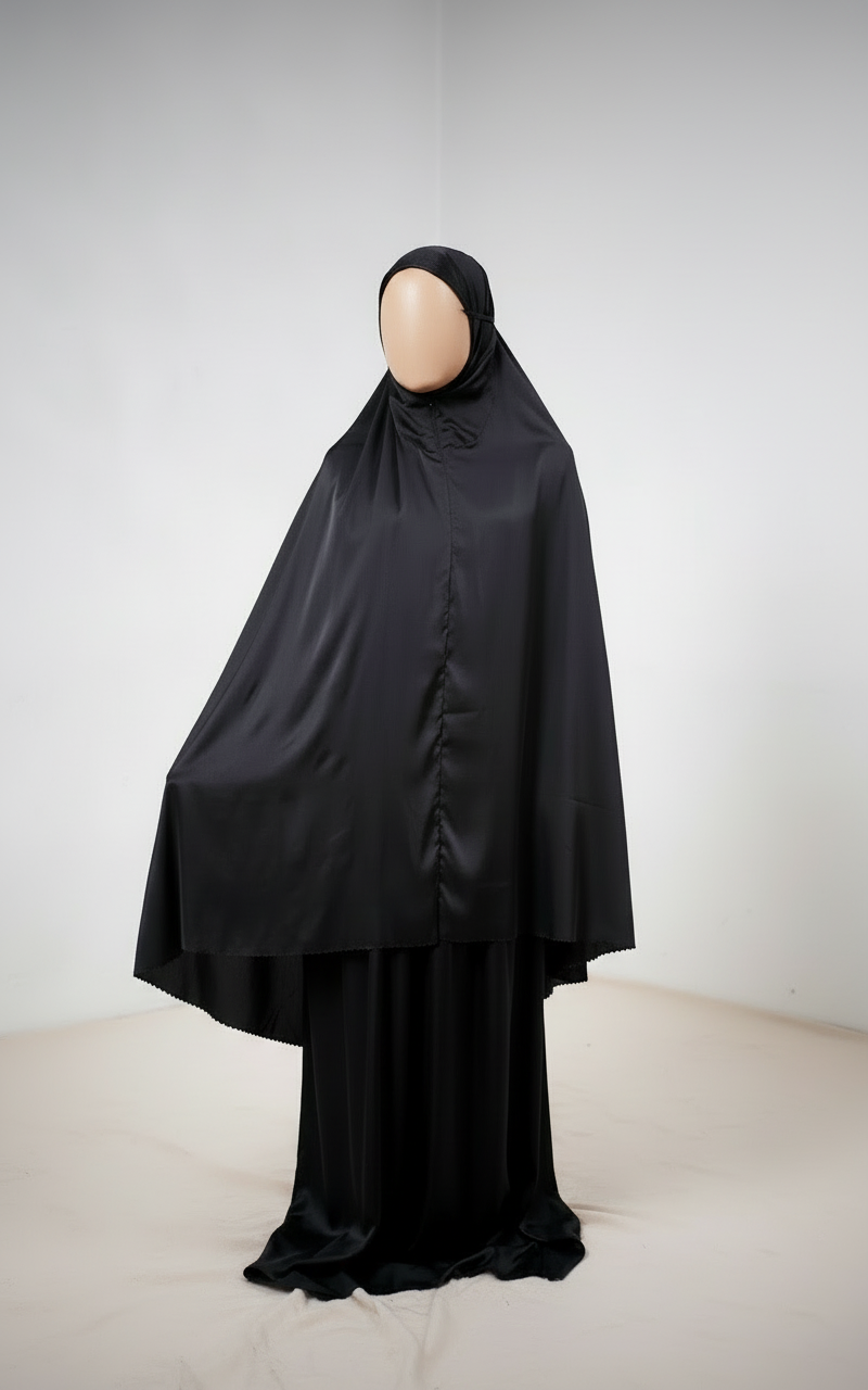 Premium Prayerwear Set - Burqa, Skirt & Pearl Bag