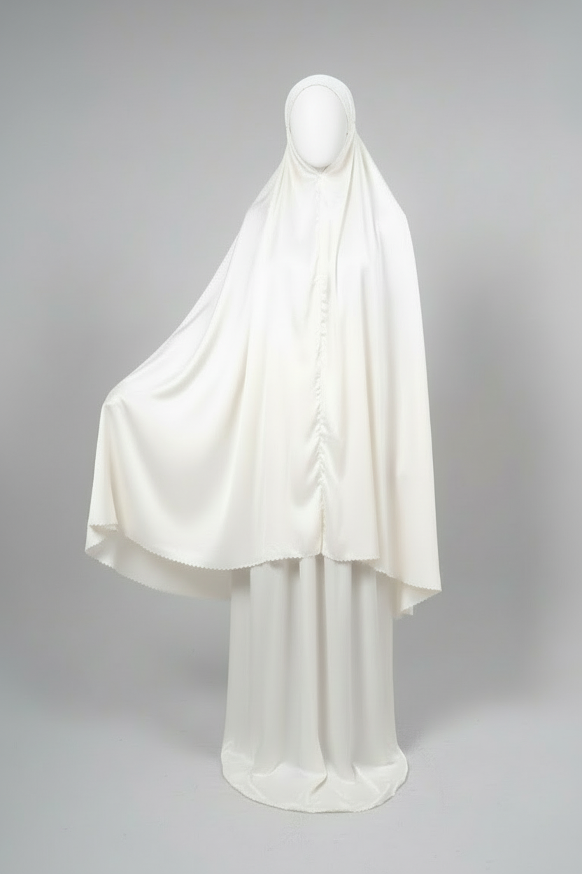 Premium Prayerwear Set - Burqa, Skirt & Pearl Bag