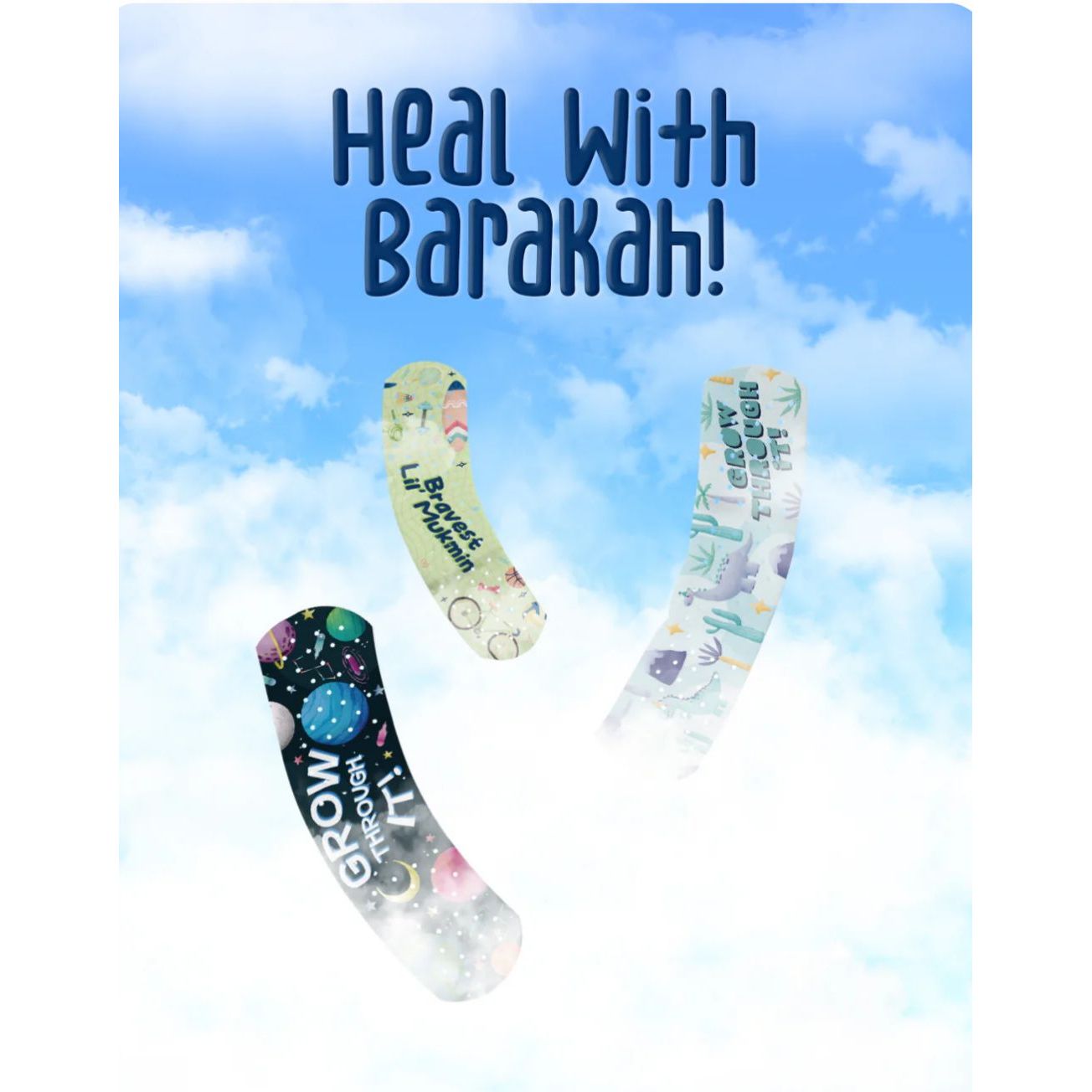 Faith-inspired Adhesive Fabric Plasters / Bandages - Adventure Collection