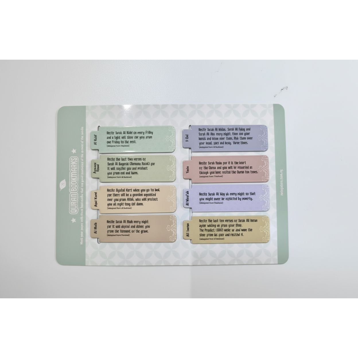Quran Virtues Magnetic Bookmark