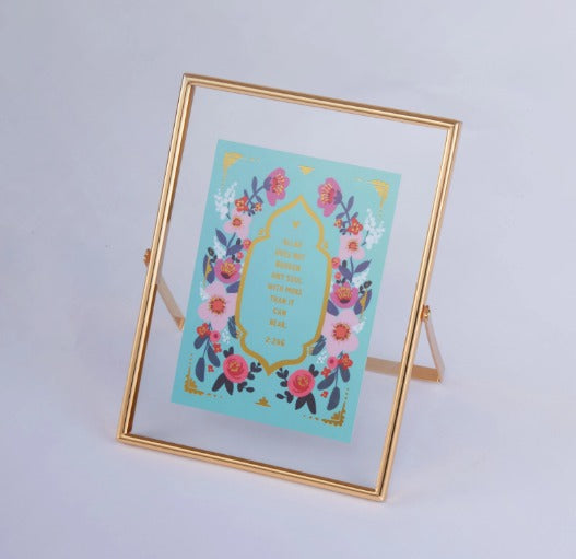 Soul - Gold Foiled Print with Gold Frame