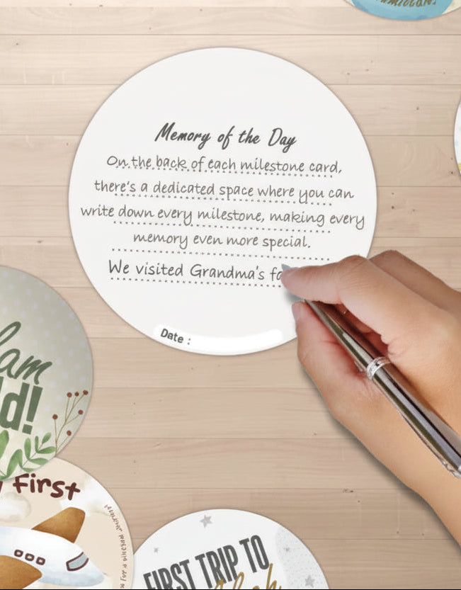 Islamic Baby Milestone Cards