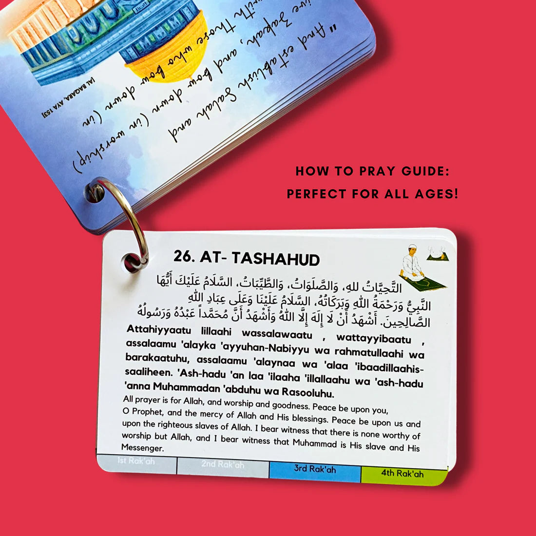 Islamic Step-by-step Prayer Cards (20 Comprehensive Cards)