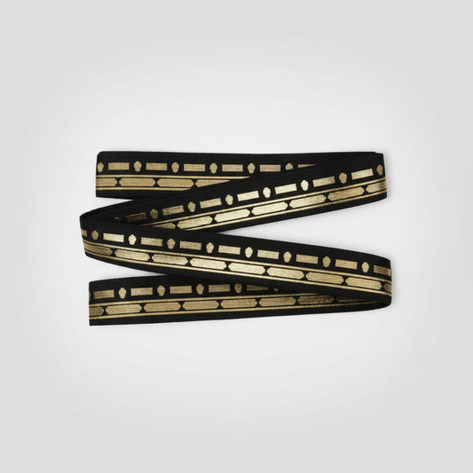 Mubarak Ribbon - Black & Gold