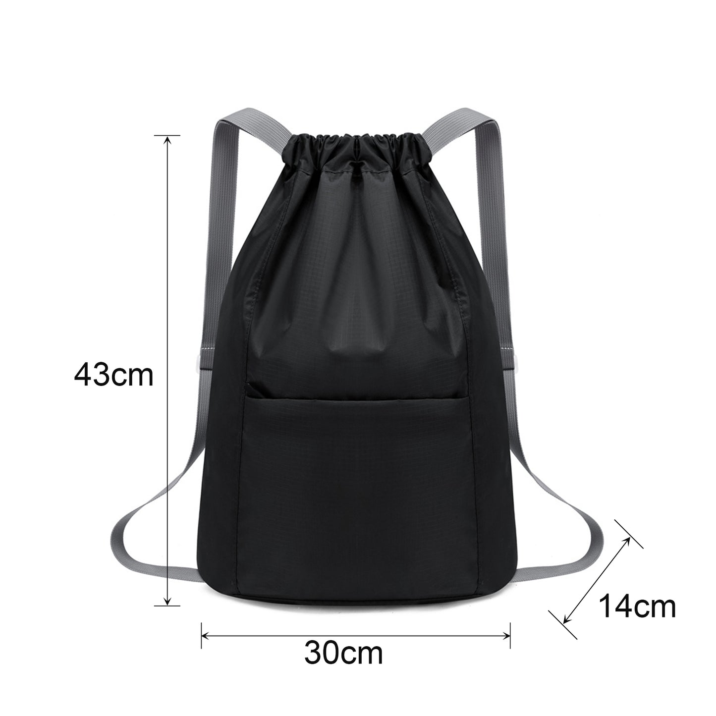 Umrah / Hajj Drawstring Backpack with Zip Pocket