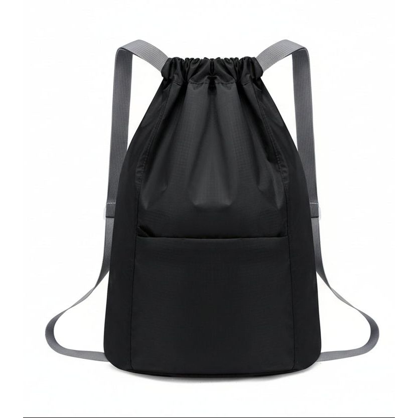 Umrah / Hajj Drawstring Backpack with Zip Pocket