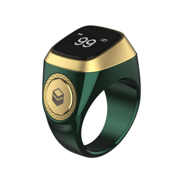 Smart Zikr Ring: Green