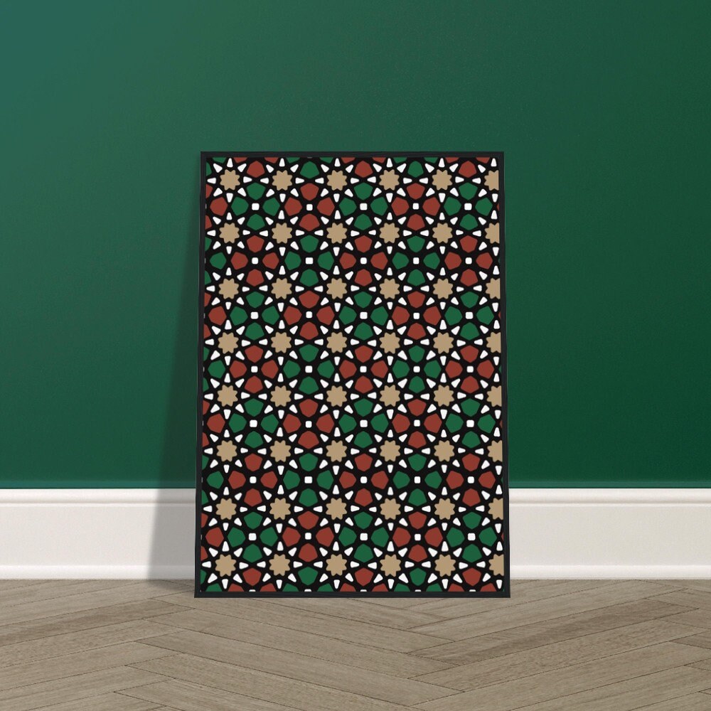 Palestine Glossy Art Print: Seeking Symmetry (100% proceeds donated towards Palestine)