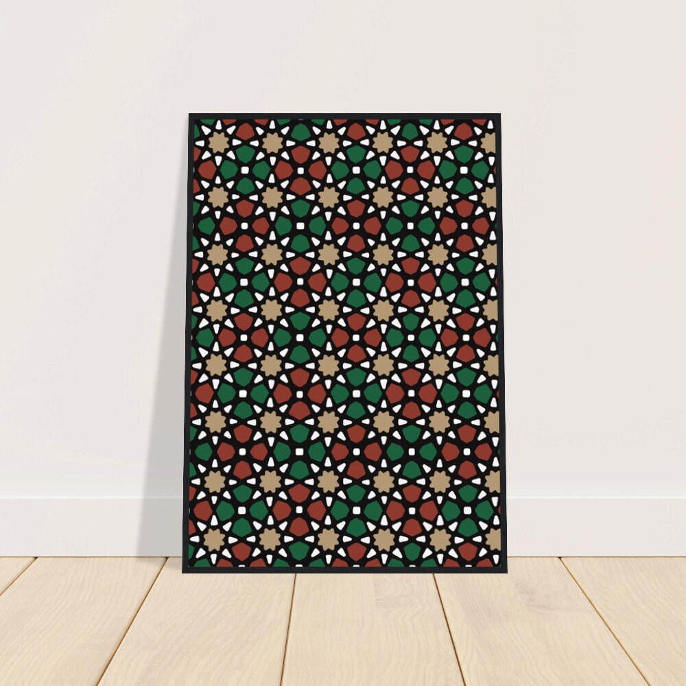 Palestine Glossy Art Print: Seeking Symmetry (100% proceeds donated towards Palestine)