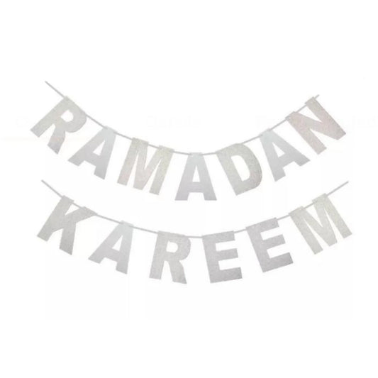 Ramadan Kareem Banner - Silver