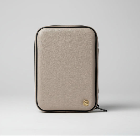 Mus'haf Quran Case: Stone Beige with Pebble Finish