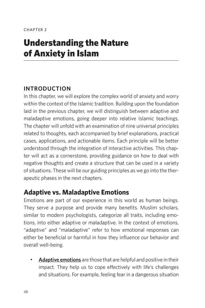 The Islamic Workbook for Managing Anxiety