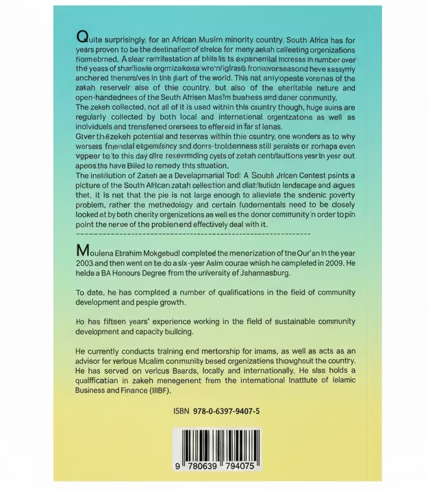 The Institution of Zakah as a Developmental Tool: A South African Context