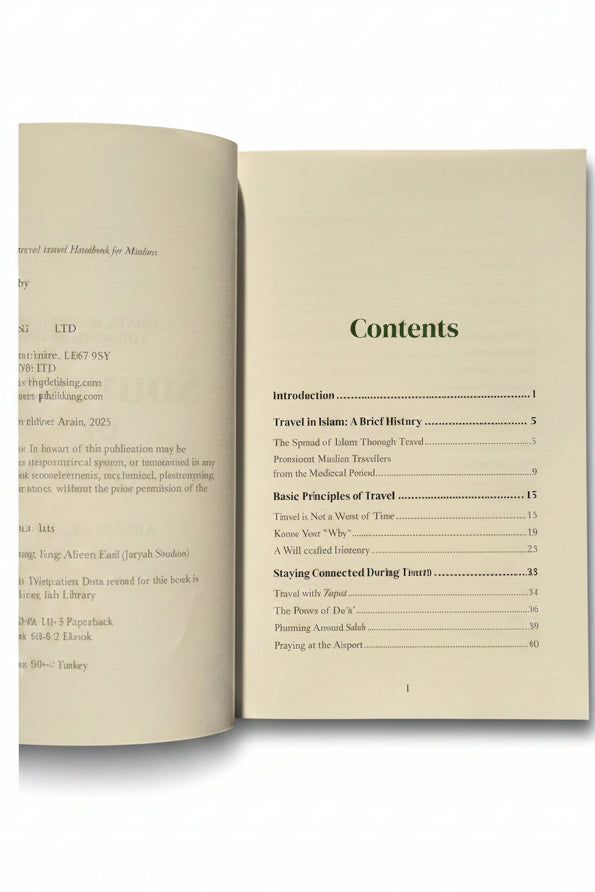 Souvenir of Tawqa: A Travel Handbook for Muslims