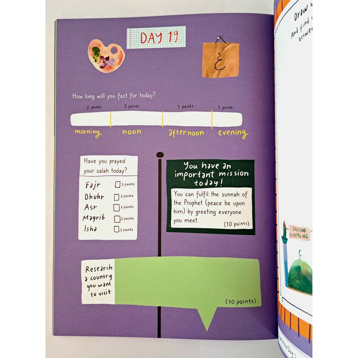 Ramadan Diary (includes stickers)