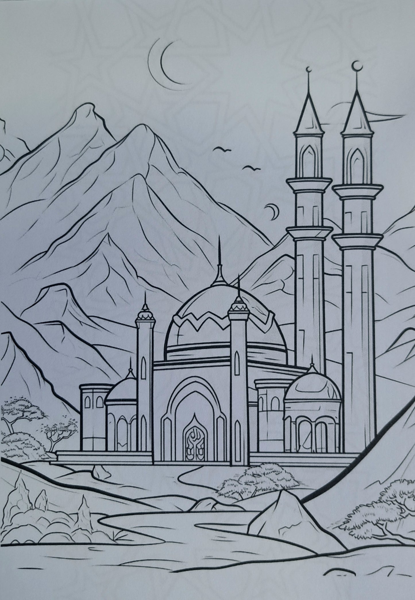 The Islamic Art Edition: Doodles by Asmu (Colouring Book)