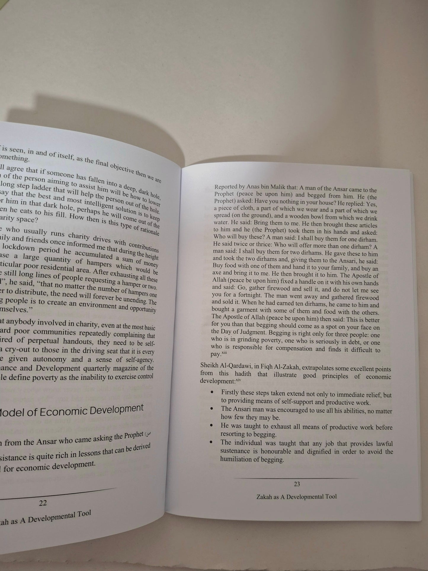 The Institution of Zakah as a Developmental Tool: A South African Context