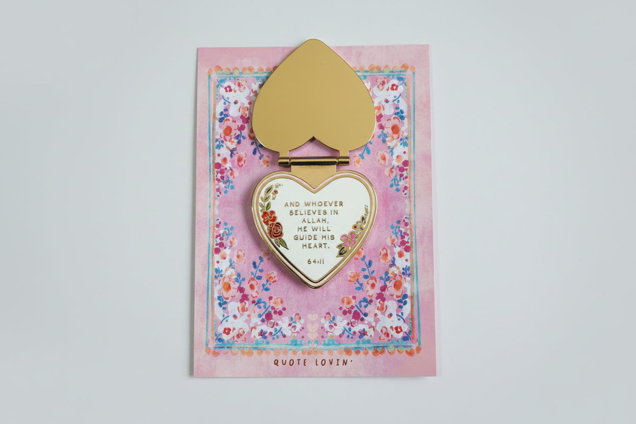 Heart Locket Magnet (18K Gold plated)