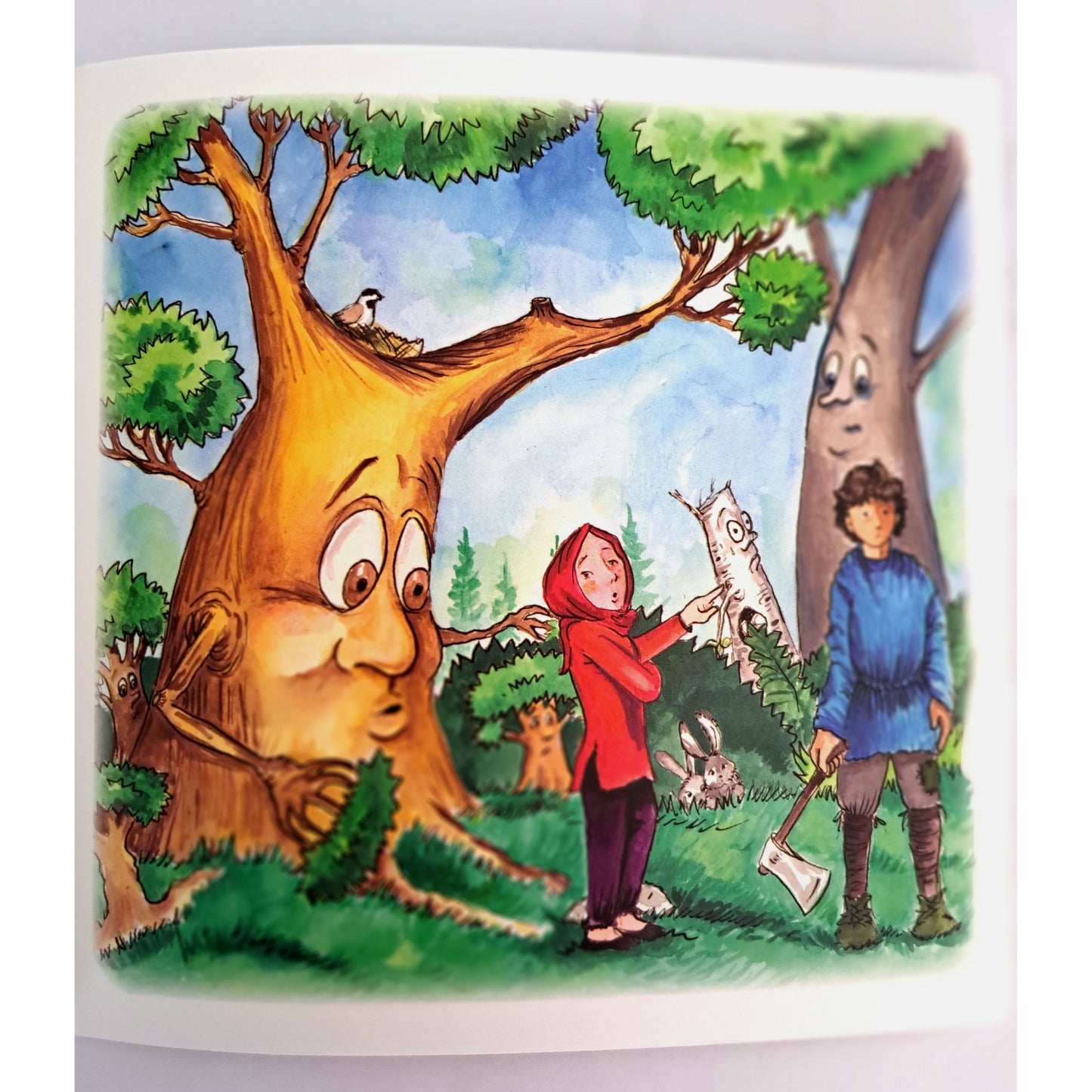 Lina, the Tree and the Woodcutter