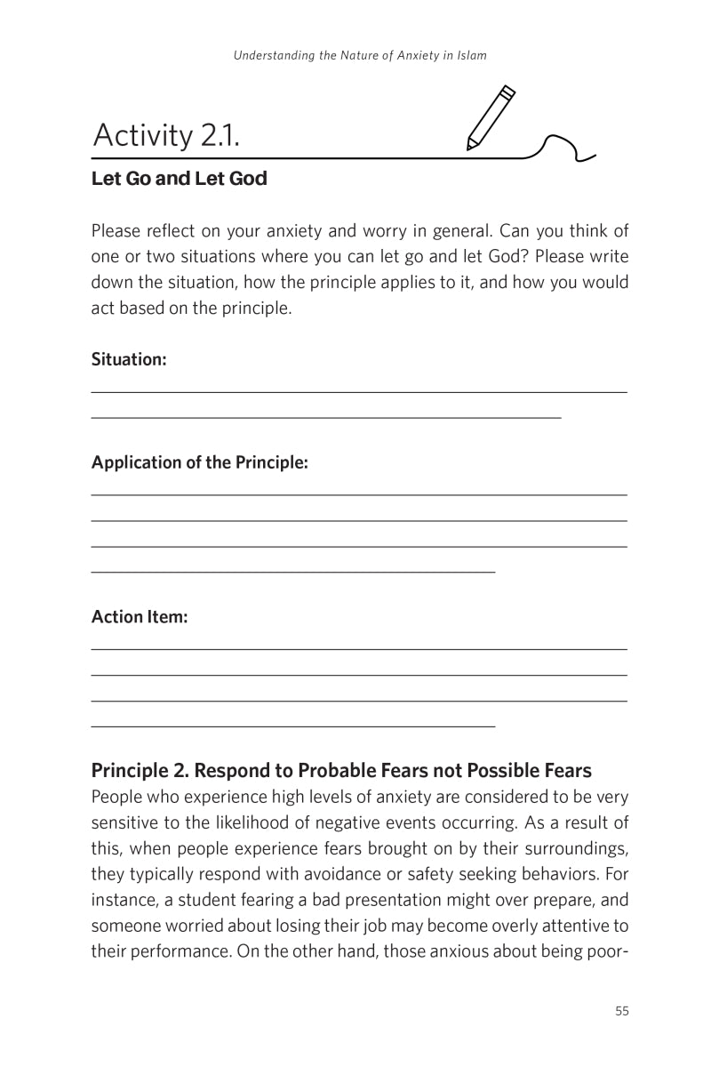 The Islamic Workbook for Managing Anxiety