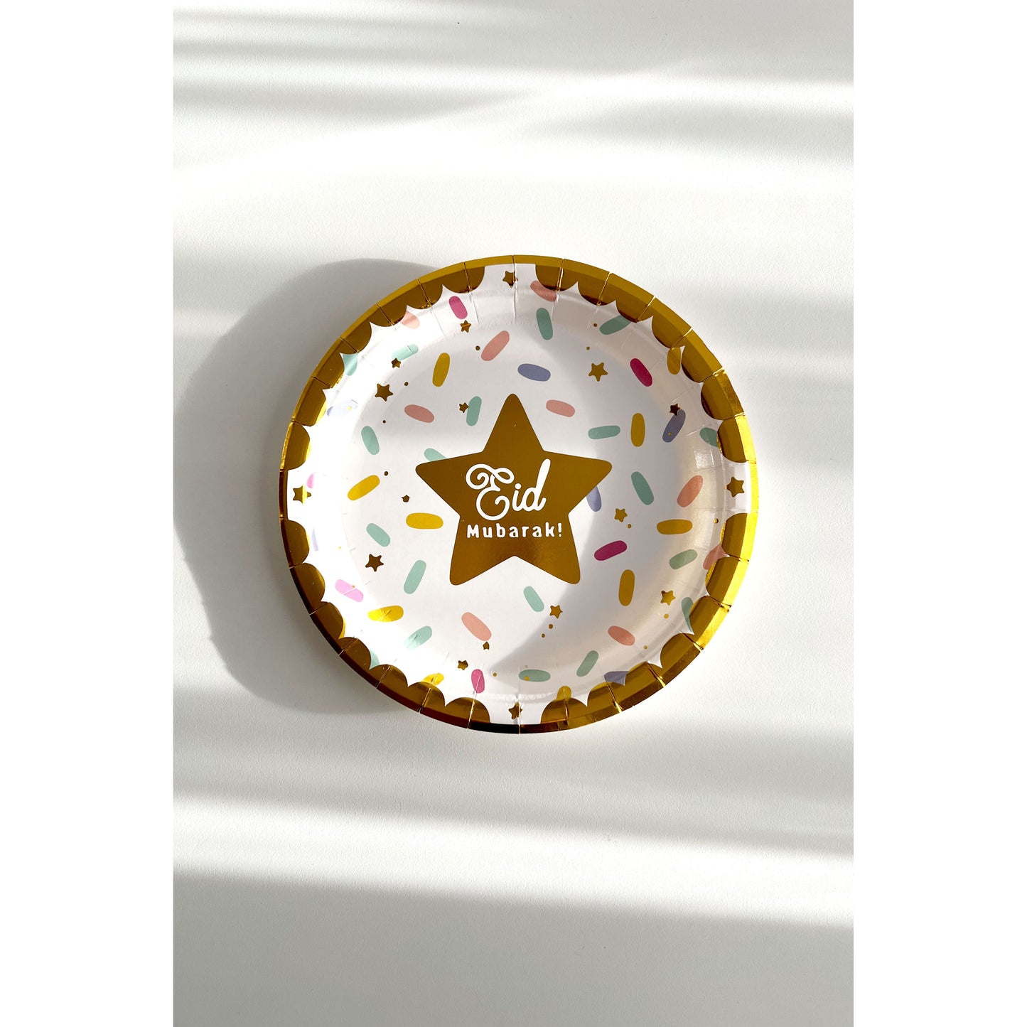 Eid Mubarak Tableware & Decor Bundle - Sprinkles & Stripes (+90 pieces)